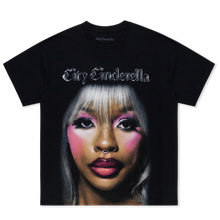 Load image into Gallery viewer, CITY CINDERELLA TOUR FACE TEE (BLACK)
