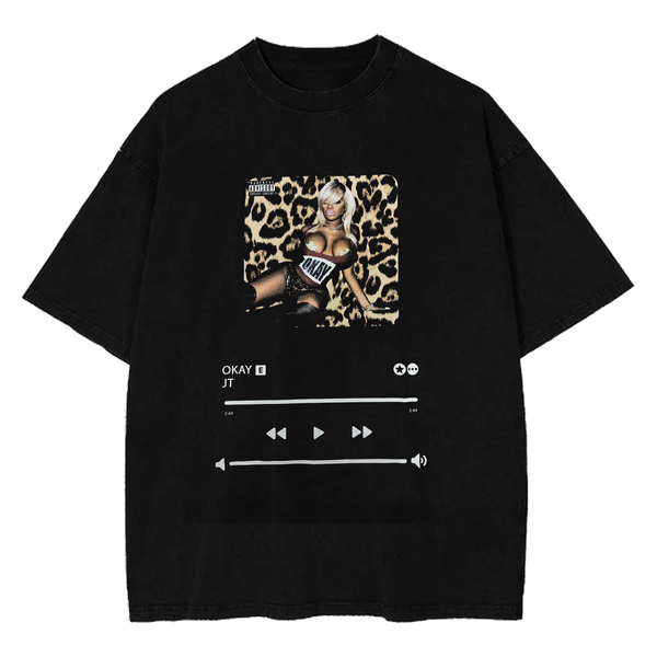 OKAY COVER ART TEE – THE GIRL JT WORLD