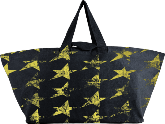 Oversized Cunty Tote (Yellow / Black)