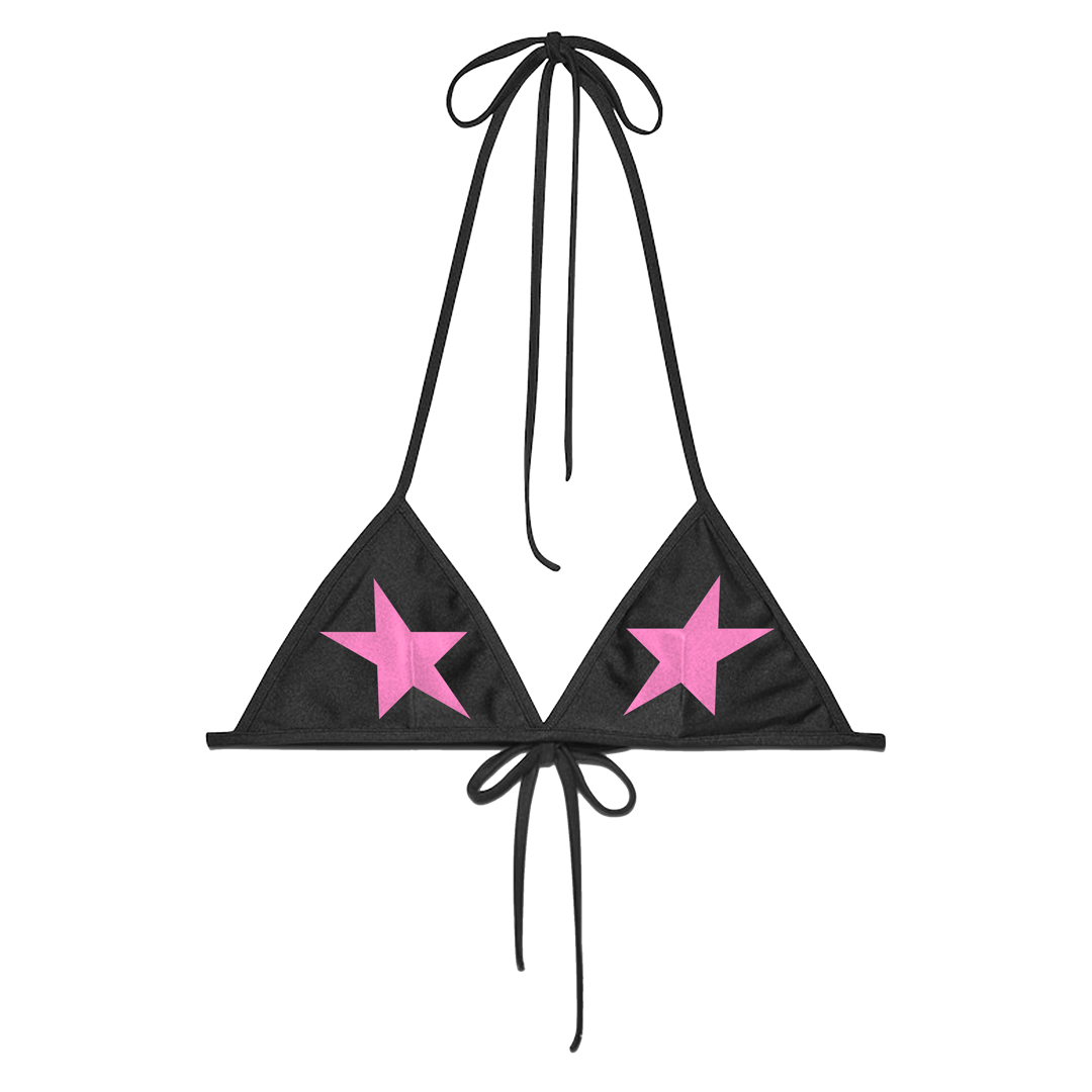 Starbaby Bikini Top (Black / Pink)